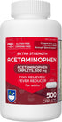 Rite Aid Extra Strength Acetaminophen, 500mg - 500 Caplets for Pain Relief