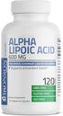 Bronson Alpha Lipoic Acid 600 MG - 120 Vegetarian Capsules (60 Servings) for Antioxidant Health & Free Radical