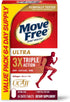 Move Free Ultra Triple Action Joint Support Supplement, 64 Tablets - Type II Collagen, Boron & Hyaluronic Acid