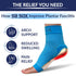 SB SOX Plantar Fasciitis Relief Socks - Ankle Brace Compression Sleeve for Foot Pain (Blue, X-Large)