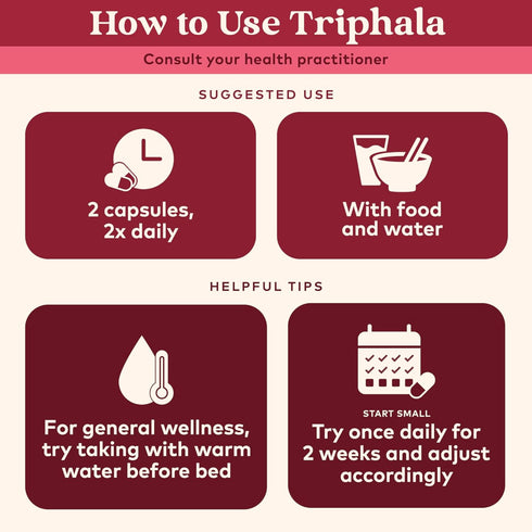 ORGANIC INDIA Triphala Capsules: Organic Herbal Supplement for Digestion, Colon, and Immune Support - 90 Capsules