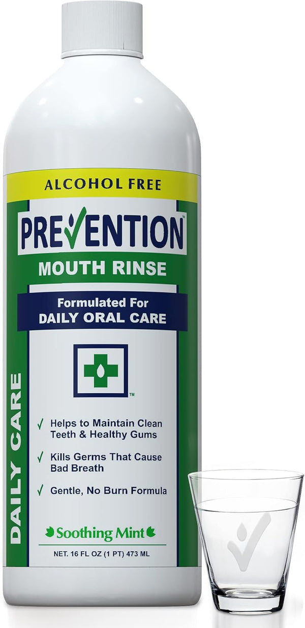 Daily Care Mouthwash - Gentle Hydrogen Peroxide Alcohol Free, 16 Oz by Prevention