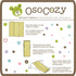 OsoCozy -100% 1 4x8x4 6-16 lb.) 1 Dozen Better Fit Unbleached Prefold Cloth Diapers Cotton, Gauze Weave, Sized for Tri
