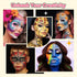 Janolia Face Painting Kit for Kids, Rainbow Split Cake Water Activated Face Paint, Ideal for Halloween and Carnival