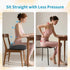 HANQIMER Tailbone Raised U Cutout Donut Pillow for Pain Relief, Hemorrhoid Pillow for Sitting, Memory Foam Lifting