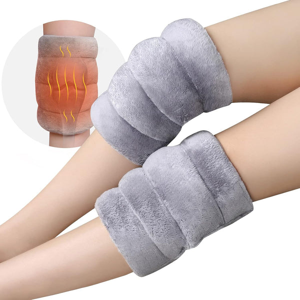 REVIX Microwave Heating Pad for Knee Pain Relief & Arthritis, Microwavable Heated Knee Wrap for Muscle and Joint
