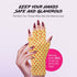 ManiGlovz UPF 50+ UV Light Protective Nail Gloves, Gel Manicure and Anti UV Fingerless Gloves for Women