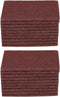 uxcell 20pcs Non-Scratch Scouring Pad Sponge Scrub Pads, 6"x4" for Kitchen Scouring, Brown