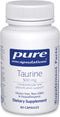 Pure Encapsulations Taurine 500mg - 60 Capsules, Amino Acid Supplement for Liver, Eye Health, Antioxidants, Heart,