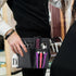Noverlife Hairdresser Scissor Bag, Barber PU Leather Waist Pouch for Professional Hairdressing Tools