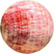 VNPOTTIQ 1pc 200-250g Red Stripe Pork Stone Quartz Crystal Sphere Ball