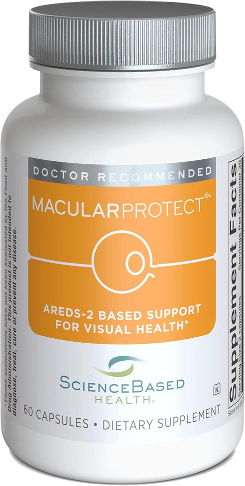 MacularProtect AREDS2 Vitamin & Mineral Supplement, 60 Capsules for Macular Health Support