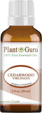 Cedarwood (Virginia) Essential Oil 1 oz / 30 ml 100% Pure Undiluted Therapeutic Grade for Skin, Body and Hair Growth. Great for Aromatherapy Diffuser and DIY Soap Making
