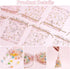 PH PandaHall 5x7 Inches Heart Organza Bags, 100pcs Pink Gift Bags for Jewelry and Wedding Favors