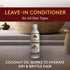 Okay Coconut Leave In Conditioner - 8 Oz Hair Moisturizer for Women and Men, Natural Hair Product for Growth