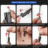 YUSUD Butane Fuel Lighter, 2 Pack Windproof Torch Jet Lighters with Visible Gas, Lockable Flame, Unique Gifts