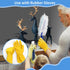 50 PCS Duster Refills and 2 Folding Handles Set, Compatible with Swiffer Dusters for Dusting Electronics & Furniture