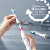 Replacement Toothbrush Heads 10 Pack for Bitvae Daily D2 Rechargeable Toothbrush, White Refills