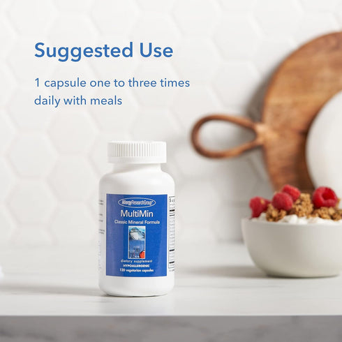 Allergy Research Group MultiMin - Multi Minerals Supplement for Men and Women, Mineral Complex, Trace Minerals, Boron,
