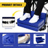 JZHLLA Adjustable Wheelchair Footrest High Density Foam Wheelchair Leg Rest Waterproof PU Leather Wheelchair Foot