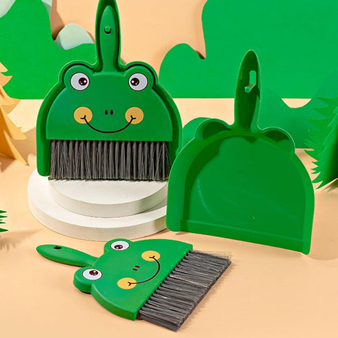 Set Dust pan Broom Brush Dustpan, Dustpan and Brush Mini dust Pans with Brush for Table Key Board Cat Dog and Other
