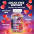 Zero Sugar Vitamin C Gummies - Immune Support & Antioxidant Dietary Supplement, Raspberry Flavor, 60 Count