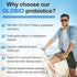 300 Billion CFU Probiotic, 12 Probiotic Strains + 3 Prebiotics, Daily Supplement for Digestive Health, 120 Counts