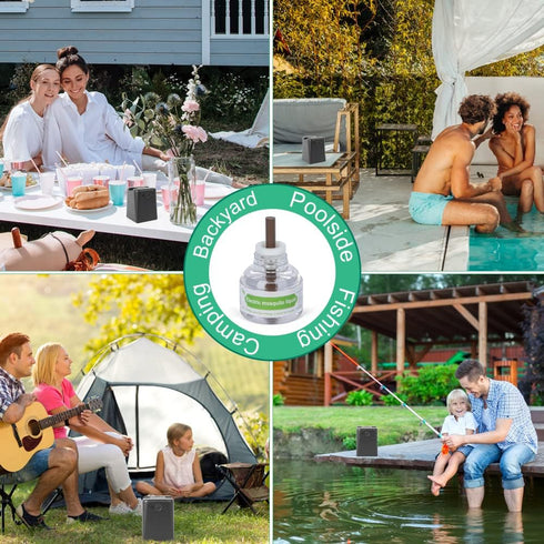 Mosquito Repellent Refills for Indoor Outdoor, 280 Hr Refill with 20’ Protection Zone, DEET-Free
