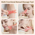 VigBeats 4-in-1 Body Massage Tool, Face & Back Massage Comb, Lymphatic Drainage, Jaw Lifting, Stress Relief for Back