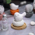 Little Bird Nest White Ceramic Diffusers for Essential Oils and Aromatherapy Fragrance, Non-Electric for Car or Bathroom