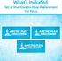 Arctic Flex Gel Replacement Packs - Reusable Gel Ice Packs for Knee Ice Brace, Hot and Cold Gel Pack for Injuries, Pain