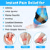 Ankle Ice Pack Wrap for Swelling, Reusable Gel Cold Compress for Foot Pain Relief, Achilles Tendonitis, Sprains