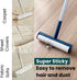 Large Lint Roller with Extra Sticky Roller - 420 Sheets, 9.5" Wide, Extendable Handle for Carpet, Couch, Pet Hair