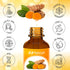 Turmeric Serum for Face & Body - All Natural Skin Brightening Oil for Dark Spots, Fights Acne & Heals Scars