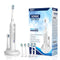 Sonic Electric Toothbrush for Adults with 5 Replacement Heads, 3 Modes & Built-in Timer, White