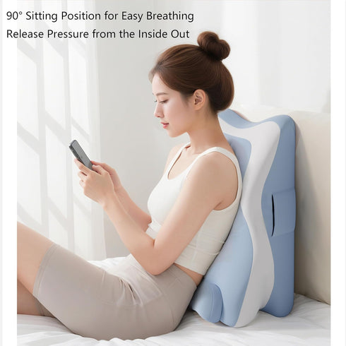 Medeuo Sweet Spot Pillow for Couples - Wedge Intimacy Pillow with Ergonomic Support, Multi-Functional Lounger for Prone