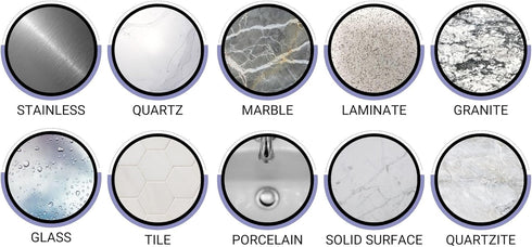 Fixture Shield | Multi Surface Ceramic Coating Spray for Stainless Steel Appliances | Soap Scum Preventer for Shower