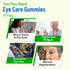 Eye Vitamins Lutein & Zeaxanthin Gummies: Sugar Free Eye Health Supplements with Bilberry, 60 Count