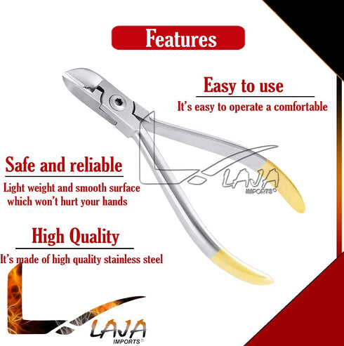 NEW TC TIP DISTAL END CUTTER AND HARD WIRE CUTTER - Dental Orthodontic Pliers