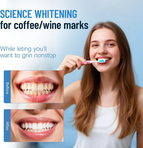 Okreteres 7.5% Recommended Nano Hydroxyapatite Toothpaste (Fluoride-Free), Remineralizing & Enamel Protection, Dentist