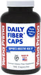 Yerba Prima Daily Fiber Caps, 180 Capsules, Soluble & Insoluble Dietary Fiber Supplement for Gut Health