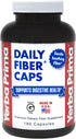 Yerba Prima Daily Fiber Caps, 180 Capsules, Soluble & Insoluble Dietary Fiber Supplement for Gut Health