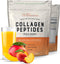 Live Conscious Collagen Peptides Powder - Peach Mango Flavored for Hair, Skin, Nail, & Joint Support, 30 Servings