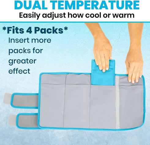 Vive Elbow Ice Pack Wrap, Ultra Cold Gel for Injuries, Reusable Compression for Cold/Hot Therapy