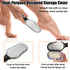 LePinko 2PCS Foot Scrubber Set, Updated Blades, Powerful Pedicure Tool for Callus Removal, Use in Shower or Dry