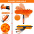20+ Feet Reach Window Washing Squeegee & Duster with 3-14 ft Extension Pole, Indoor Outdoor Window Cleaning Tool