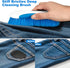 Keleekelin 6.3" Multi Purpose Heavy Duty Scrub Brush with Non-Slip TPR, Cleaning Brush with Stiff Bristles for Tile