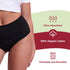 High Waist Black Organic Cotton Period Underwear - Reusable & Ultra-Absorbent, Size XS