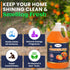 Multi Purpose Cleaner - Pet Odor Eliminator Concentrate, pH Neutral Orangelean Floor Cleaner, 128 oz
