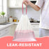 HHXI 100Ct 4 Gallon Small Trash Bags, Cherry Blossom Garbage Bags, Scented Trash Bags, Odor Resistant with Drawstring